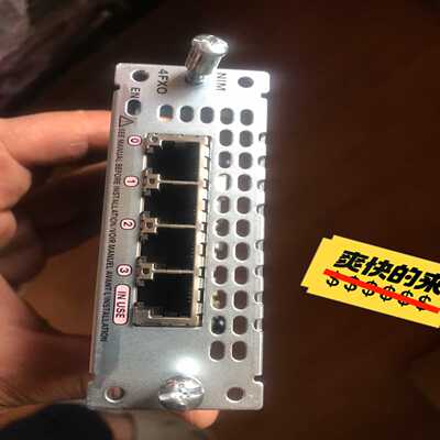 思科ISR路由模块NIM-4FXO到货10个，成色新，喜欢的