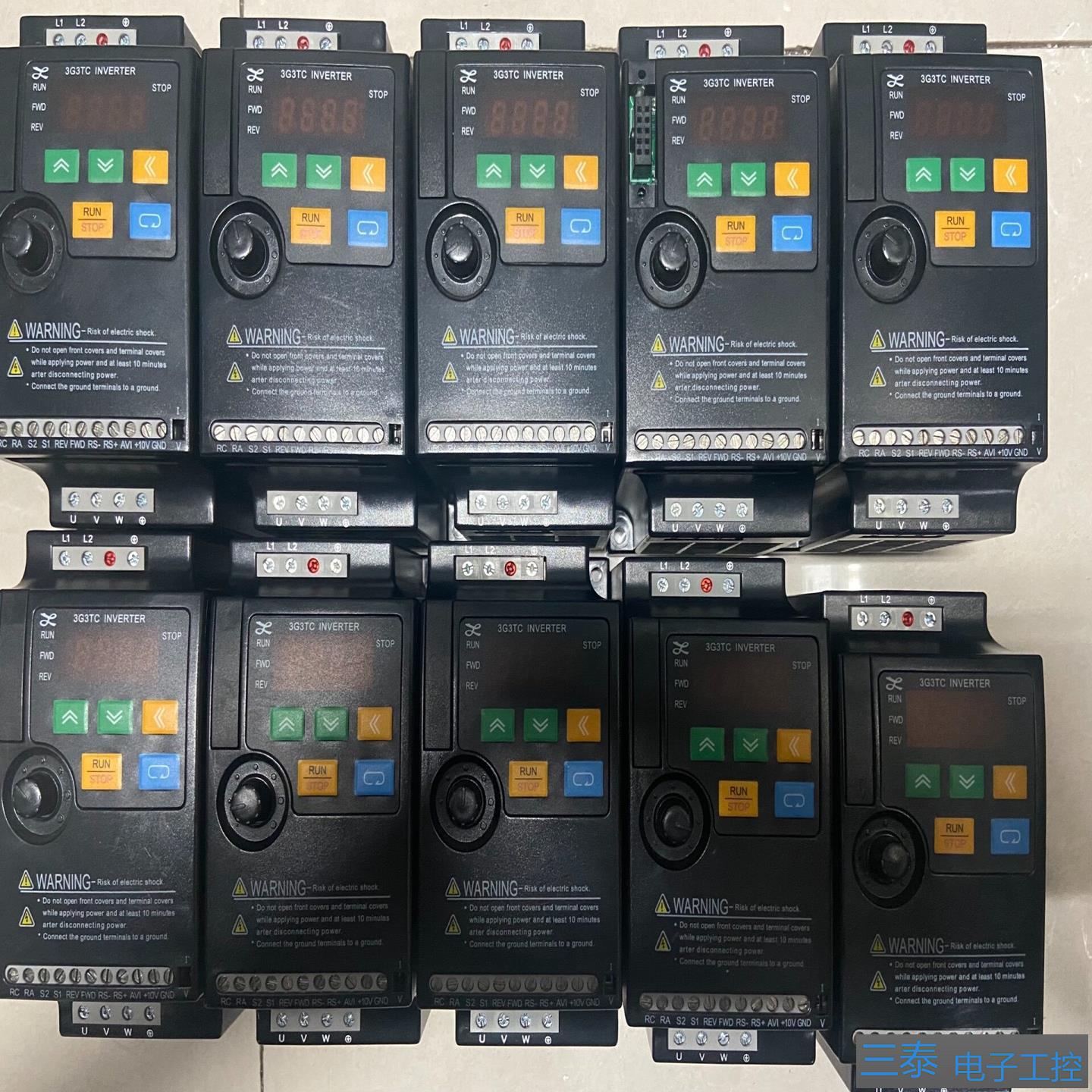 3G3TC-AB004 变频器 04KW 220V，议价