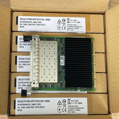 配件INTEL E810-XXVDA4OCPV3 OCP 30  AIOM 4口网卡 防伪RD议价