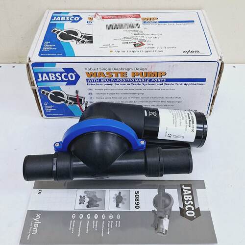 Jabsco 508901100 Waste Pump 24V with MultiPositionable Ports