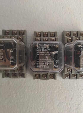 TycoPotterBrumfieldKUP14A35120飞行方体继电器120VAC线圈3件装