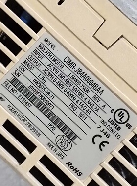 安川变频器CIMRJB4A0004BAA1.5KW0.