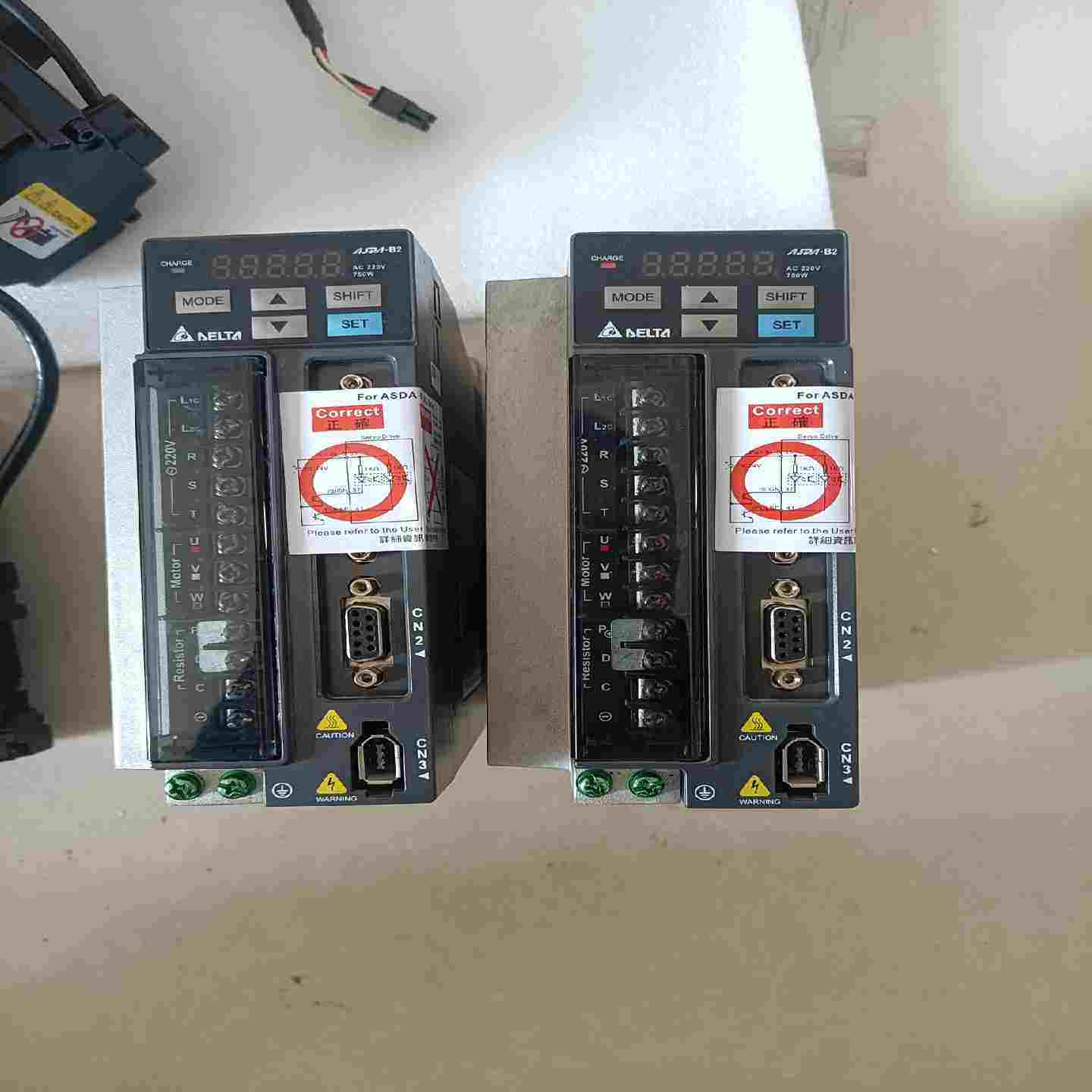 台达750W驱动器ASD-B2-0721-B，适用