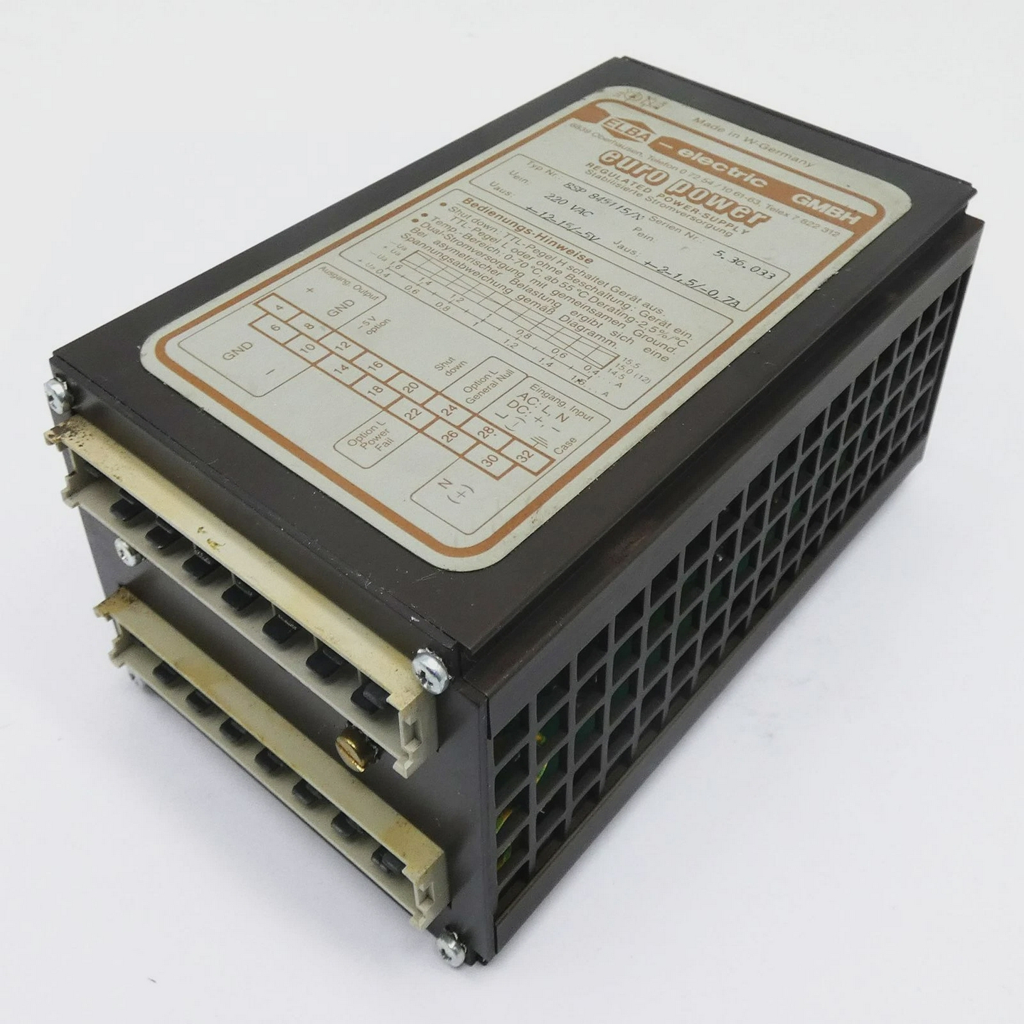 Elba-electricesp845115/XstabilisierteStromversorgungPowe