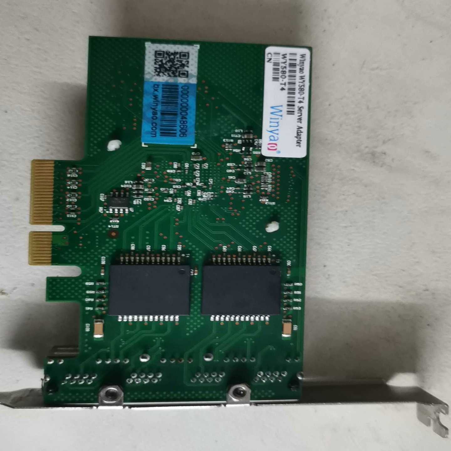 winyao千兆网卡4口，型号WY580-T4，英特尔  N【鑫鑫商铺】