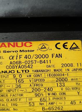 FANUC伺服电机aif403000FAN议价商品