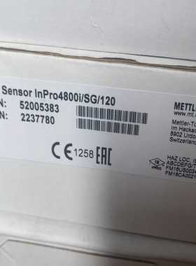 梅特勒托利多ph电极inpro4800i/SG/120询价