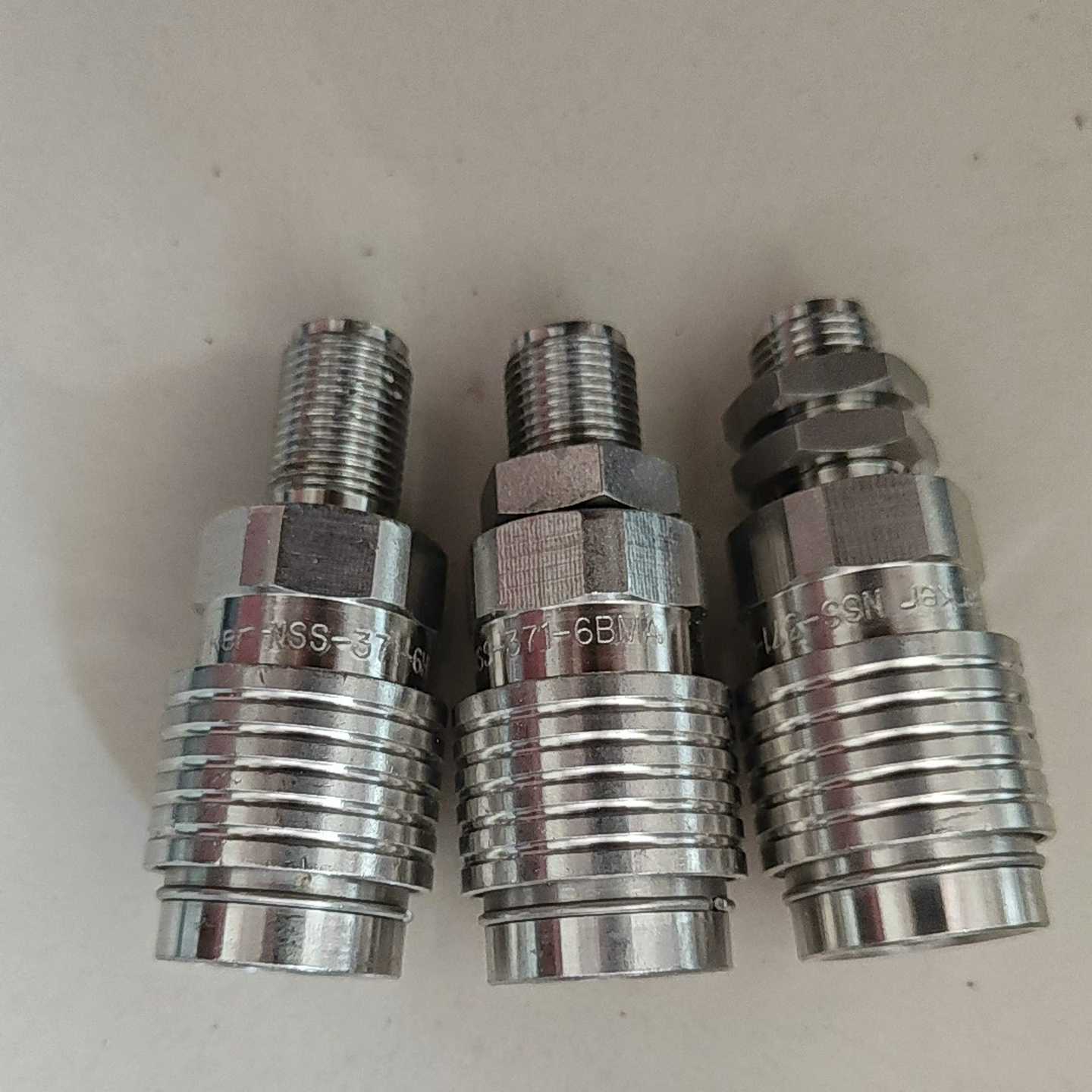 （议价）派克快插接头3/8卡套NSS-371-6HMA，如图