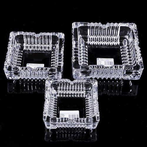 1烟灰缸创意个性家用床头客厅酒吧大号水晶玻璃烟缸1