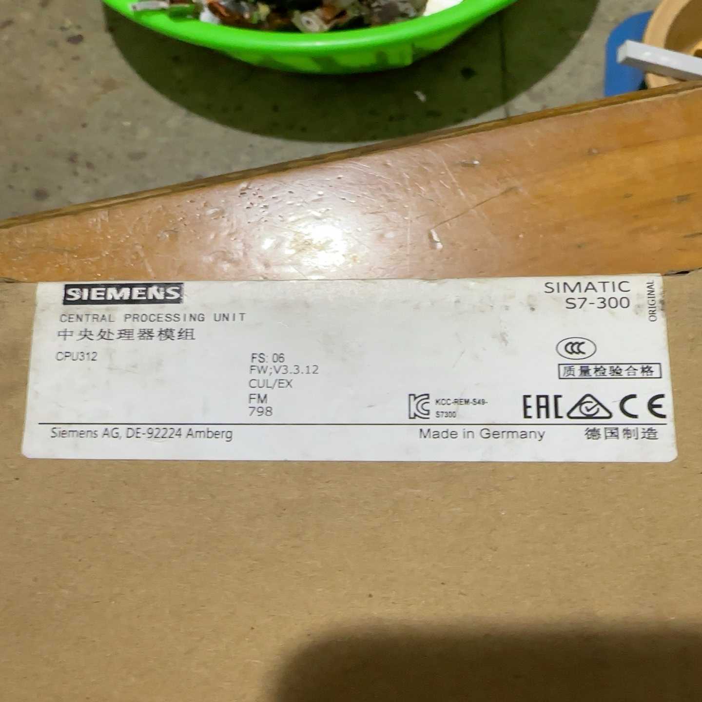 模块6ES7312-1AE14-0AB0适用