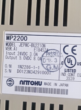 议价日特控制器MP2200JEPMCBU2210N四套议价