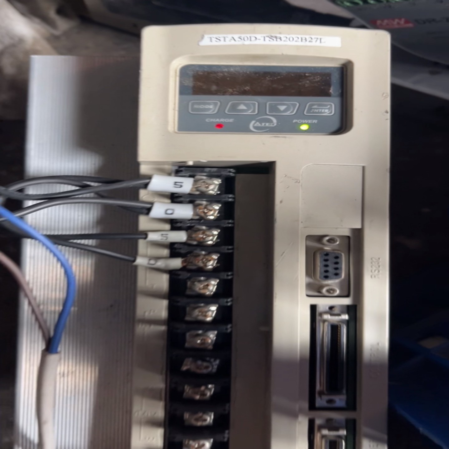 【请询价】东元伺服驱动器TSTA 50D通电如图风扇没转动其他不