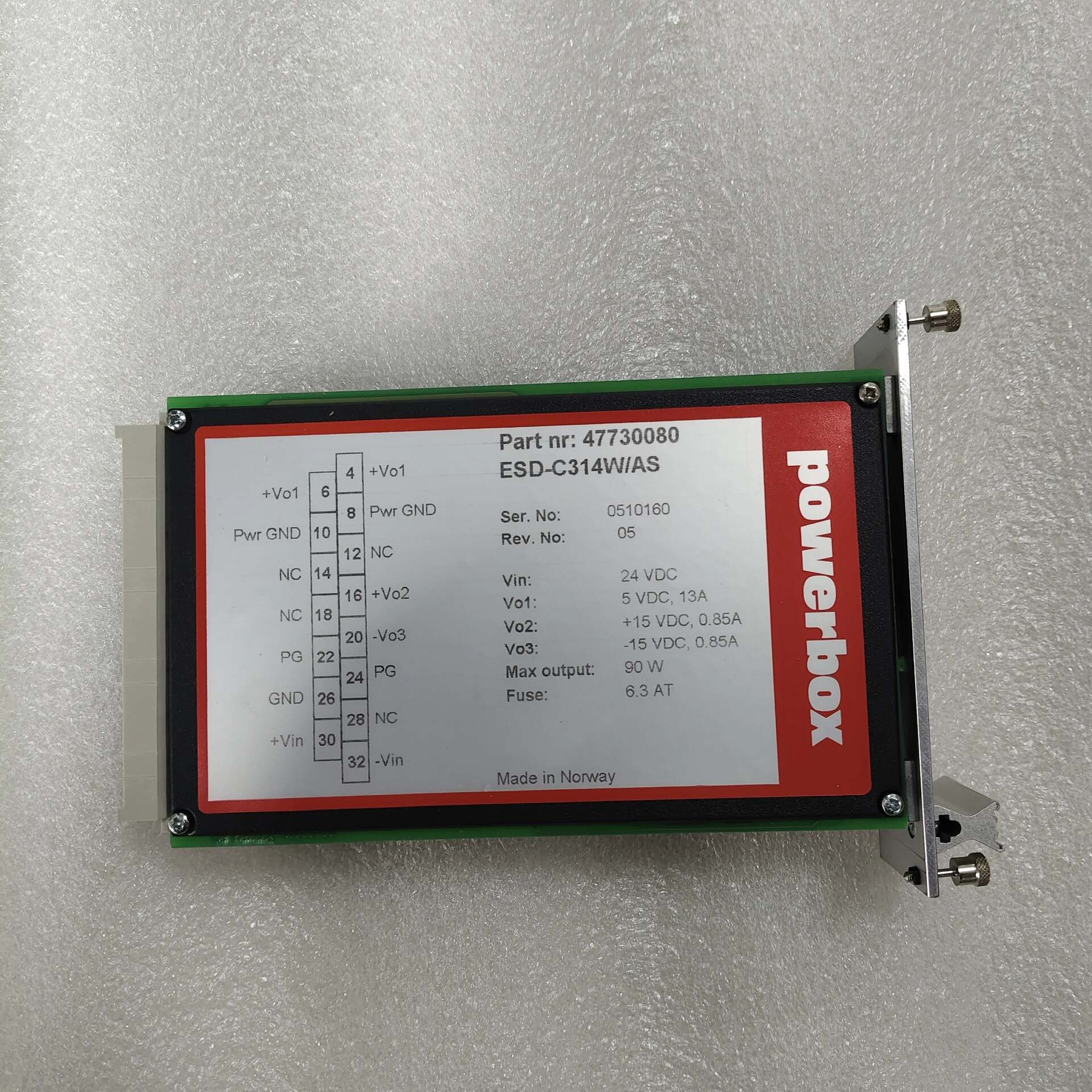 【请询价】KONGSBERG Powerbox ESD-C314WA