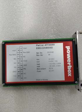 【请询价】KONGSBERG Powerbox ESD-C314WA