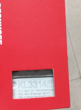 【询价】BECKHOFF倍福模块KL3314   顺