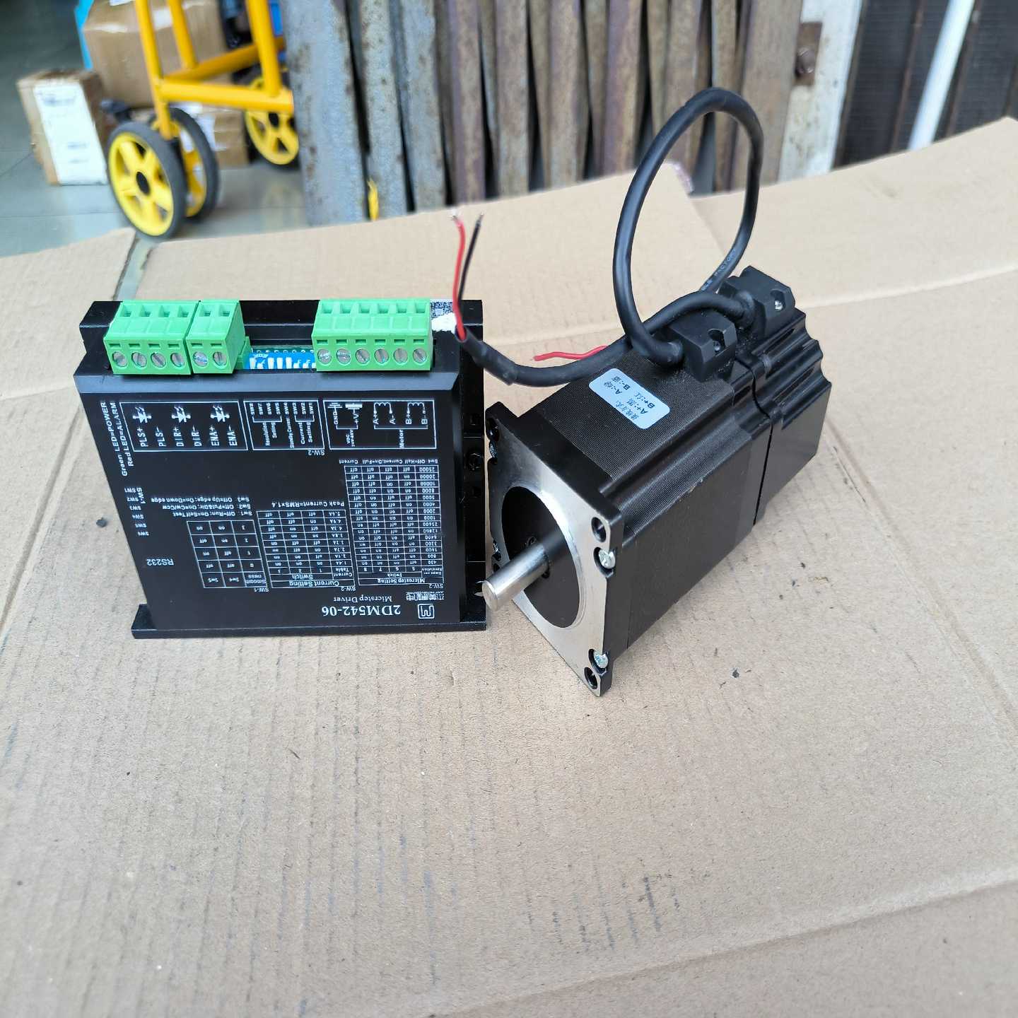 议价杰美康57步进电机带刹车套装，2DM542-H06驱动器57现货/维修