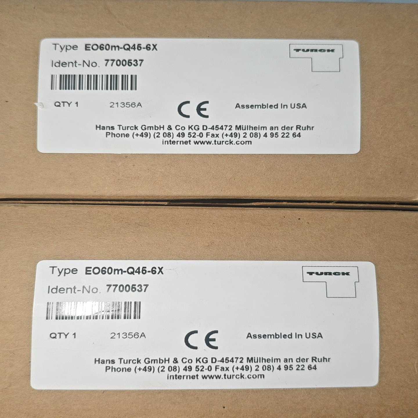 Turck图尔克光电传感器EO60m-Q45-6X全新正品，一议价商品