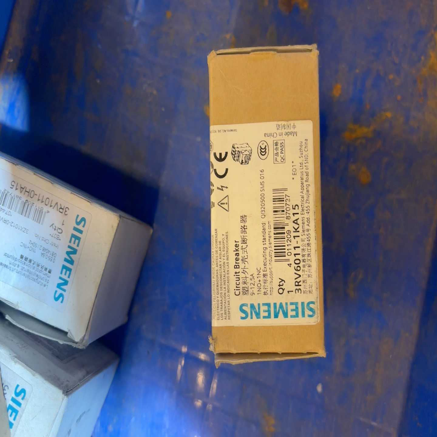 议J价西门子断路器3RV6011-1KA159-12.5A全新维修/现货