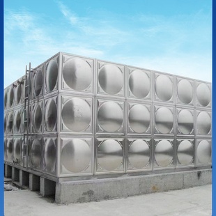 304不锈钢水箱方形拼装 保温消防储水箱楼顶圆形蓄水池水塔定做