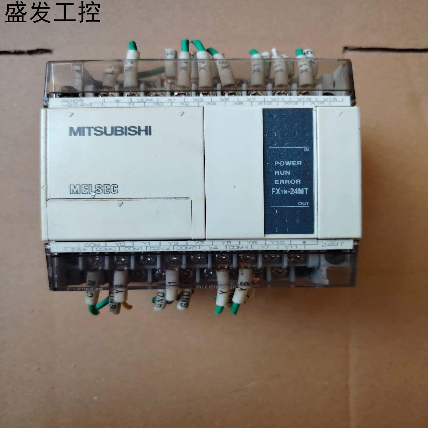 拆机三菱FX1N-24MT-001实物拍摄议价产品