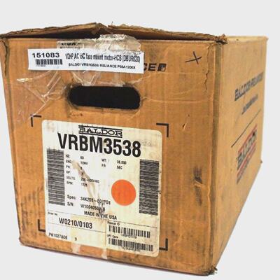 NEU BALDOR VRBM3538 Bremsmotor 1725 Umin 3 Phasen