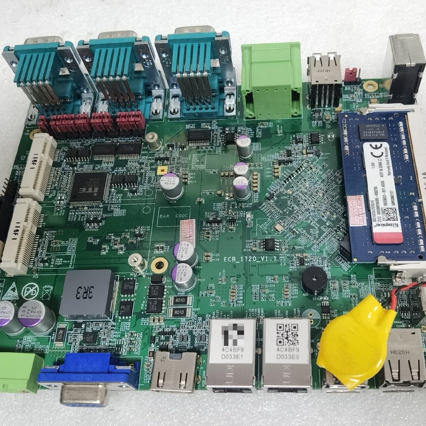 海川工业级嵌入式主板ECB1720板贴J1900CPU&mdash;议价
