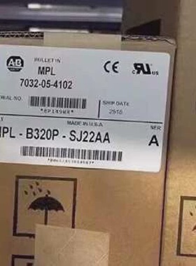 询价*MPLB320PRJ74AAMPL低惯量无刷伺服电机