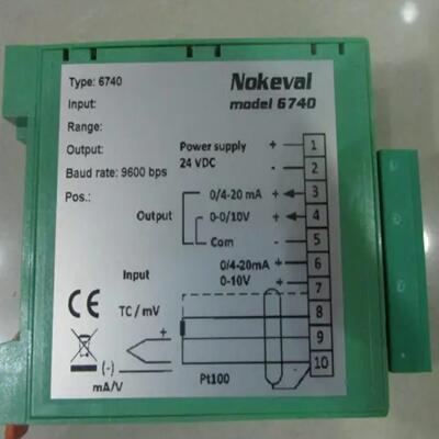 议价议价NOKEVAL 6720 9600BPSINPUTPT100 0-200℃变送器67议价
