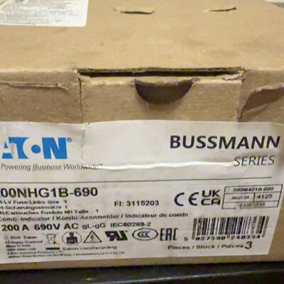 议价EATONBussmann系列保险型号200NH