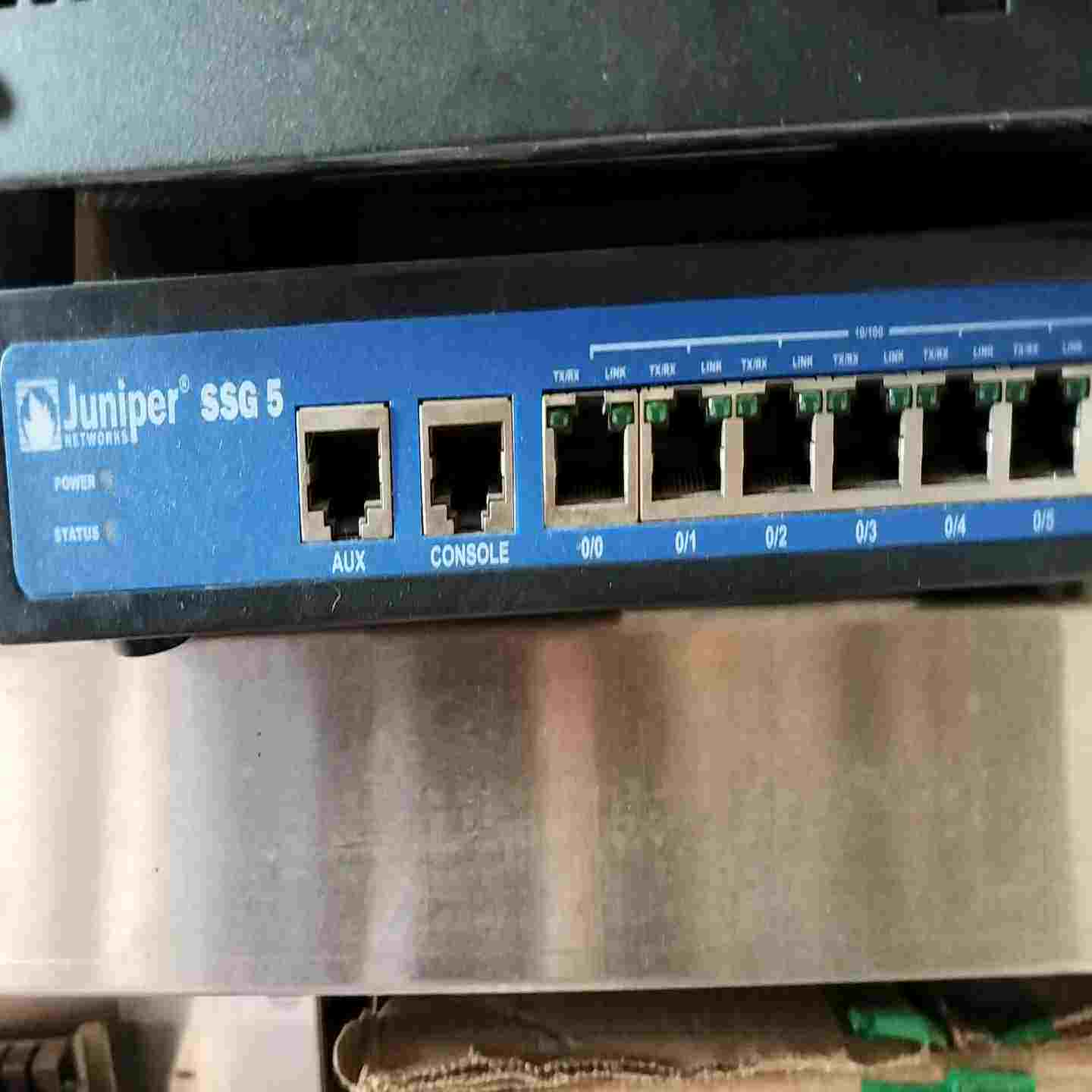 询价~9成新 Juniper SSG-5 企业级防火墙1. 使用时