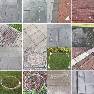 304不锈钢隐形井盖方形雨水下水道井窨201装饰庭院阴井沙井盖定制