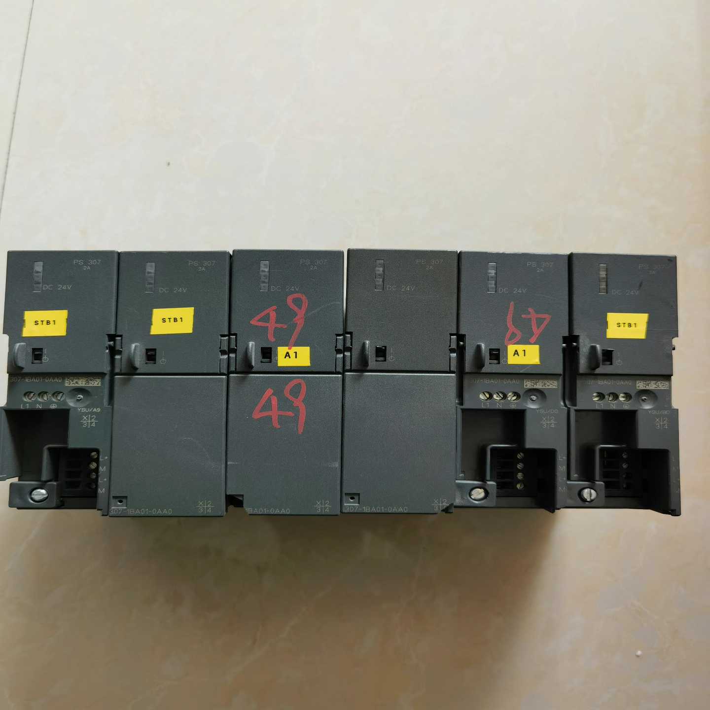 6ES7307-1BA01拆机二手西门子300plc电源模--议价商品