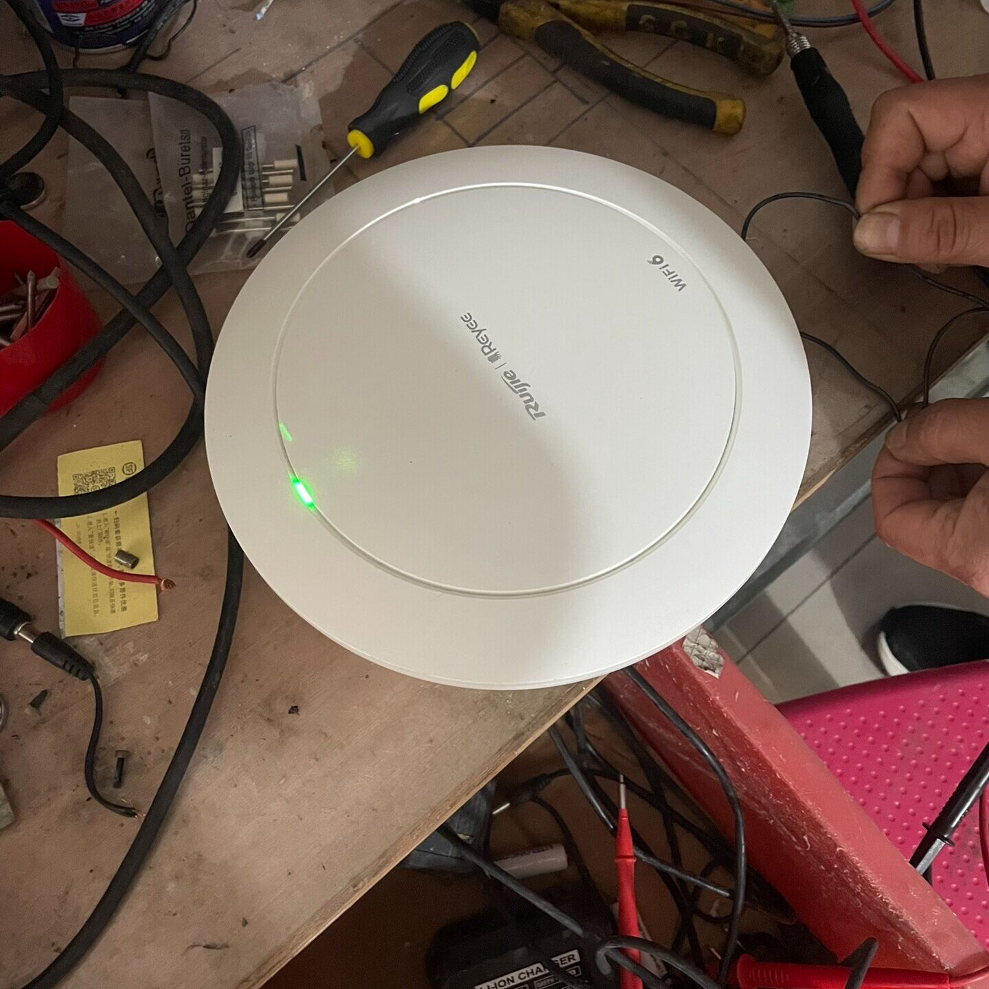 锐捷RGEAP262G无线接入点WiFi6支持拆机