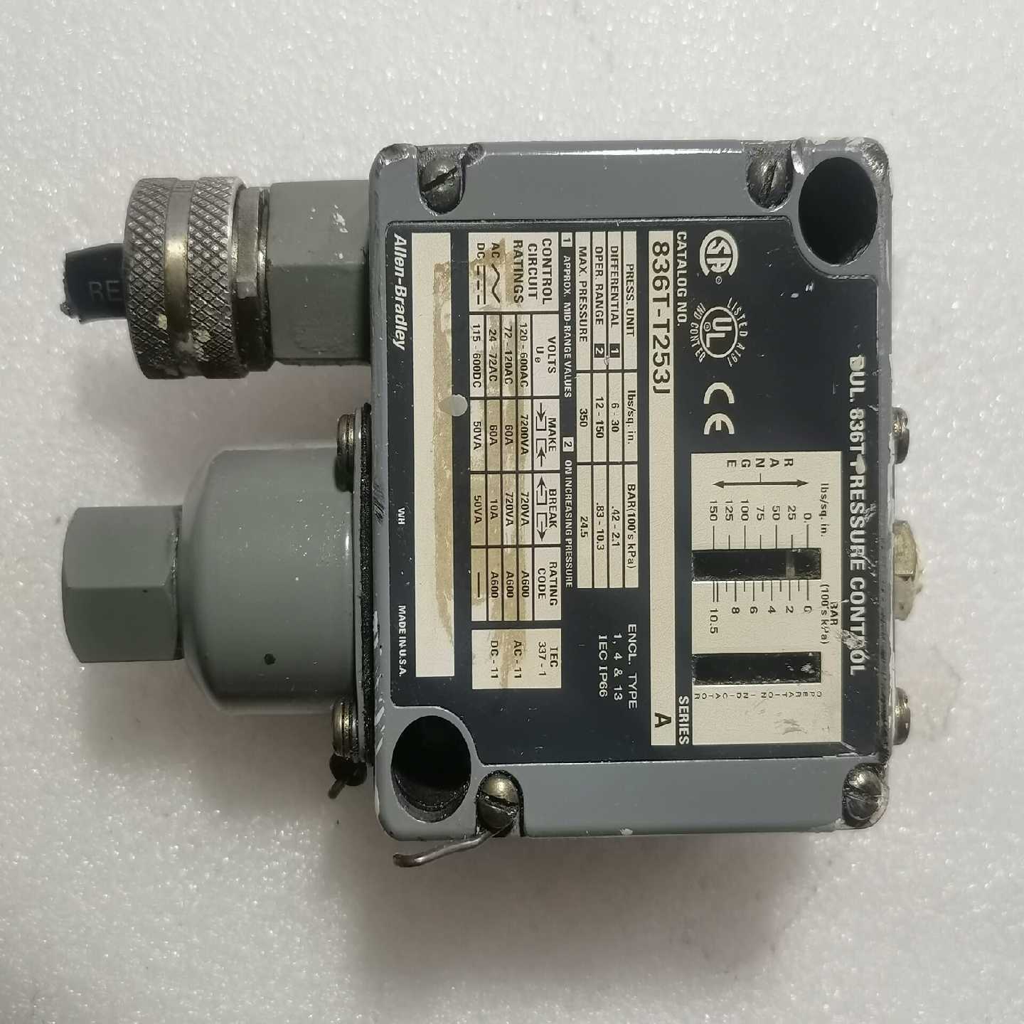 AB压力传感器836T-T253J成色如图功能直询价