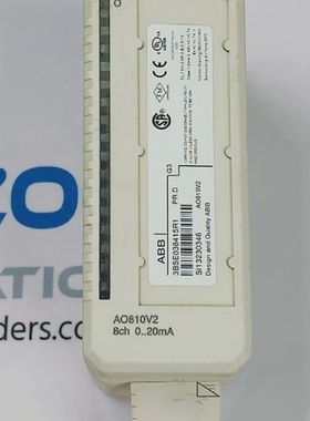 ABB AO810V2 Module De Sortie Analogique  8 Canaux 0..20mA 3B