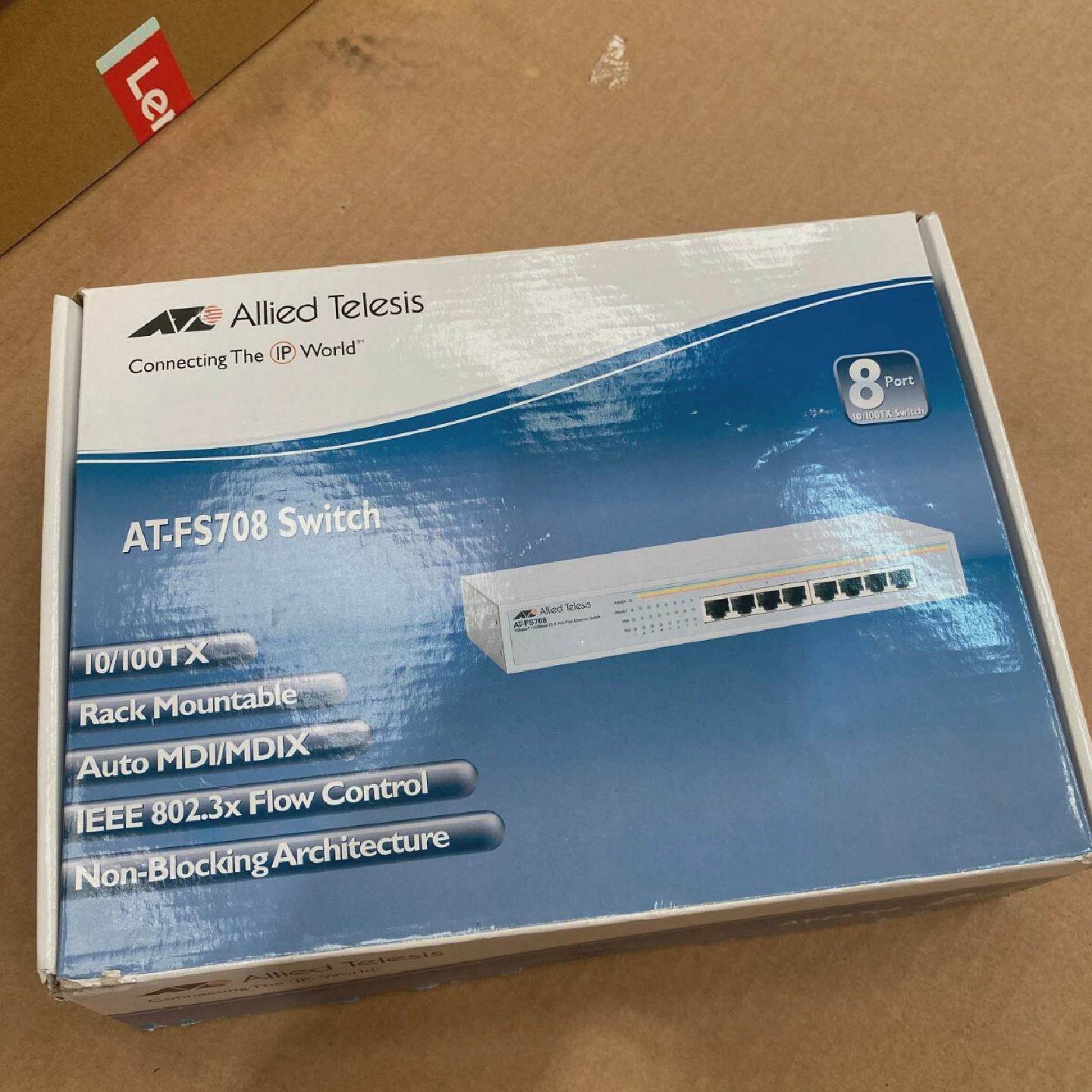 ALLIED TELESIS BOX ATFS708 POE10 8PORT 10100BTX PLUS 1 SFP P