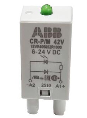 议价原装ABB继电器附件 绿色保护模块  CR-P/M 42V   6-24VDC