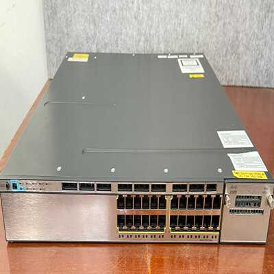 思科WS-C3750X-24T-S 24口千兆交换机