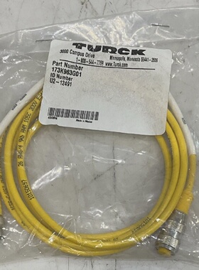 TURCK 173K963G01 U212491 RHS JBC4 W359 CABLE ASSEMBLY U3S