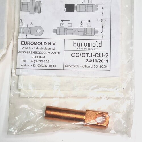6Pcs. Euromold 164LRC35KM112 35mm2 Electrical Terminal