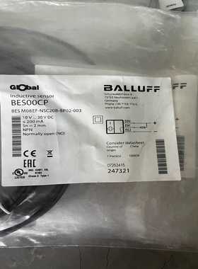 巴鲁夫BES00CPBESM08EF-NSC20B询价