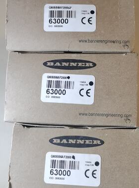 议价BANNER邦纳Q60BB6AF2000光电传感器，美国原装