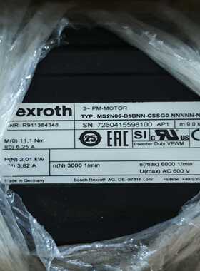 力士乐电机MS2N06-D1BNN-CSSG0-NNNN~询价