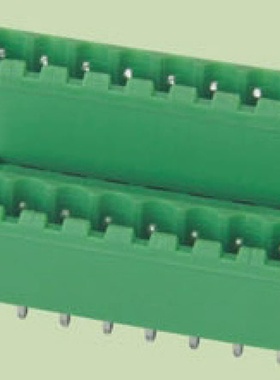 2EDGVTC插拔式接线端子高低位5.08/5.0双排接线封口直针2P-24P