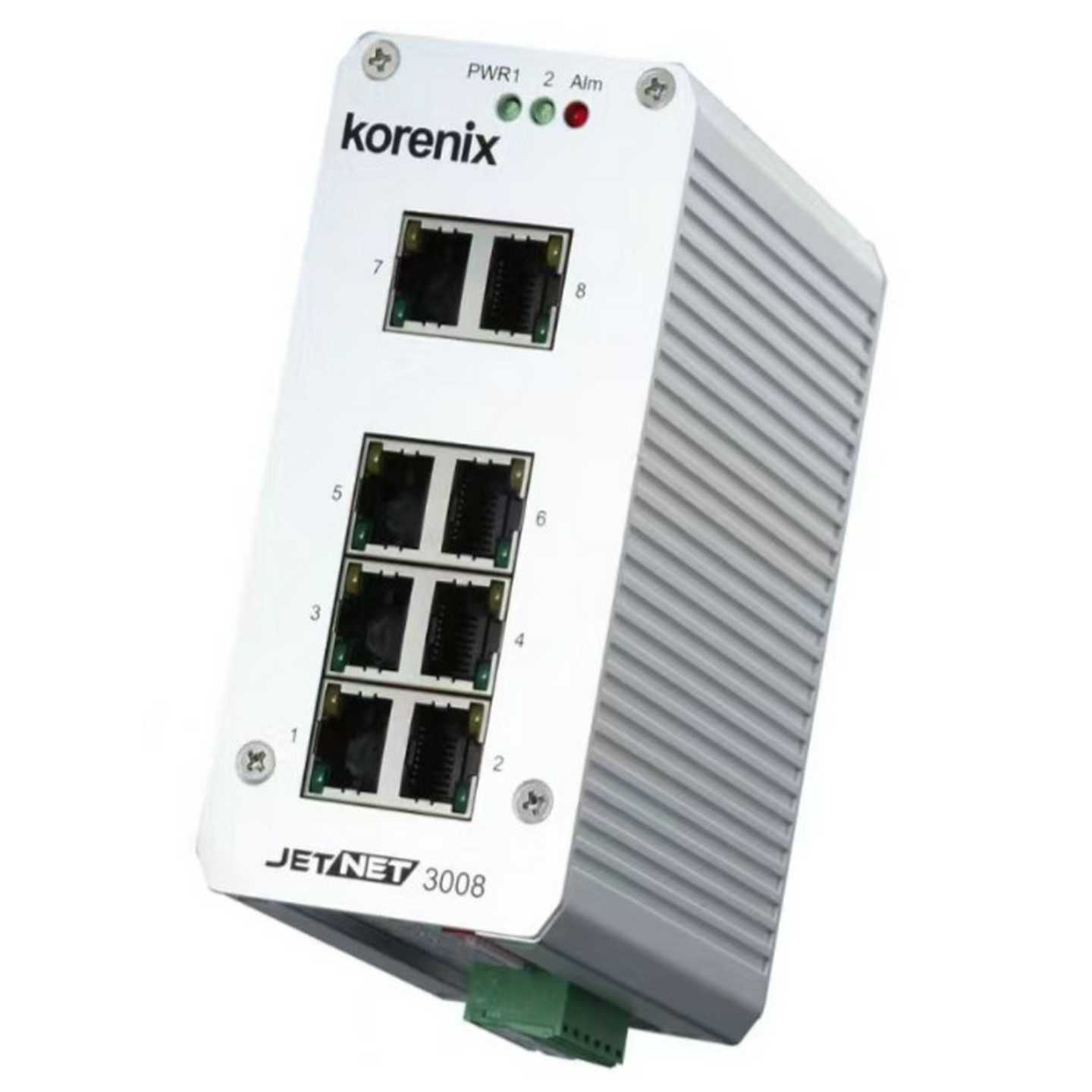 全新科洛理斯JetNet3008工业交换机，8口百兆工业级以-询价客服
