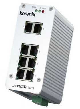 全新科洛理斯JetNet3008工业交换机，8口百兆工业级以-询价客服