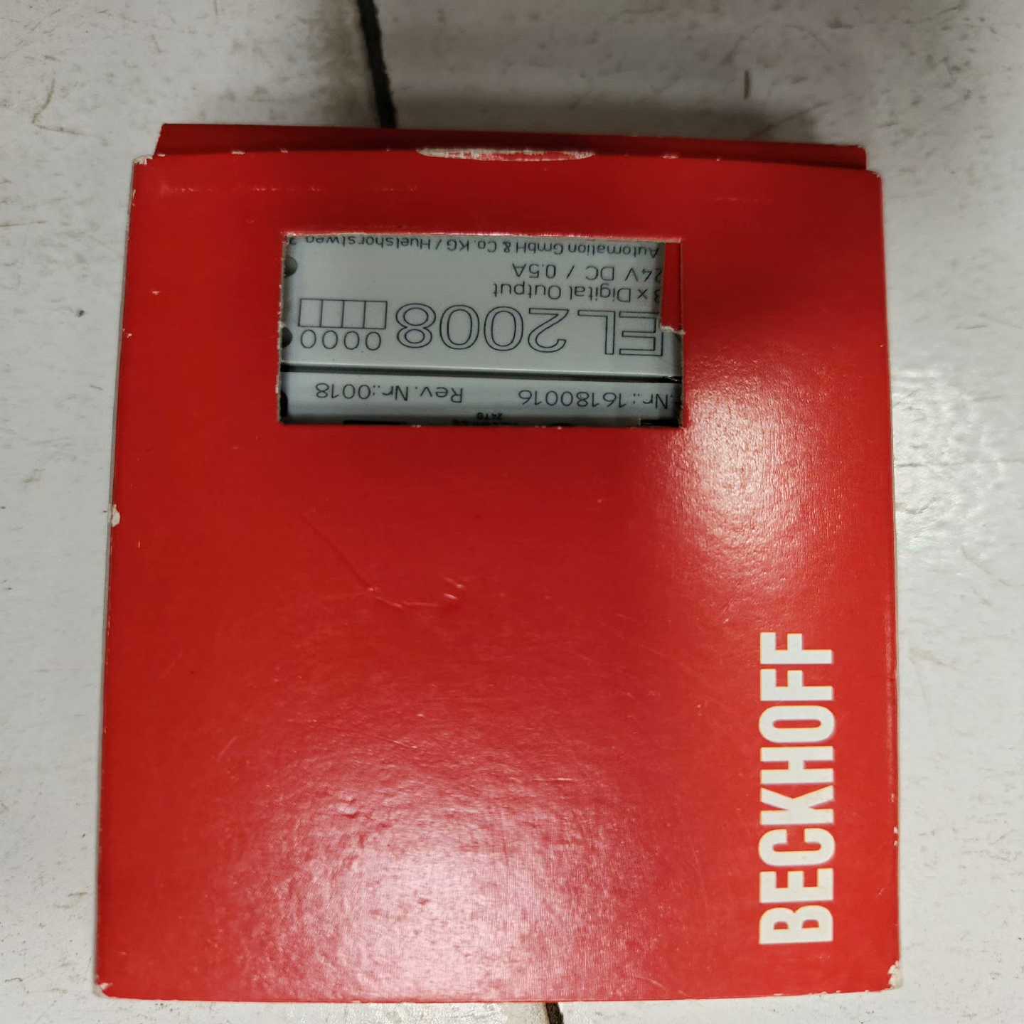 倍福模块，EL2008，实图拍摄，600顺丰询价