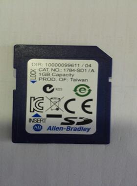 AB 1784-SD1 A 1GB Capacity 储存卡AIIen-Bradley