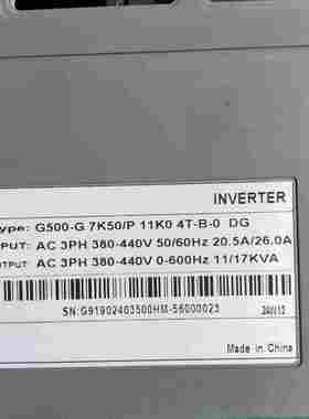 咨询-变频器G500-G7K50/P11K04T-B-0