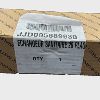 DIETRICH JJD005689930 SANITARY EXCHANGER 20 PLATES REPLACES